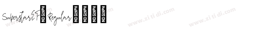 SuperstarEF-Regular字体转换 SuperstarEF-Regular字体转换