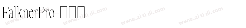 FalknerPro字体转换