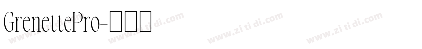 GrenettePro字体转换