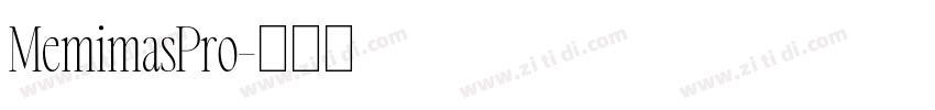 MemimasPro字体转换