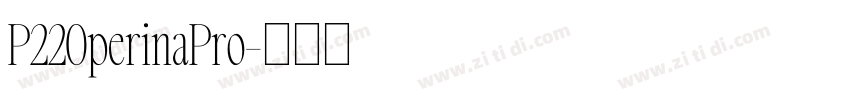 P220perinaPro字体转换