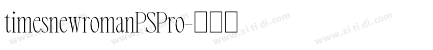 timesnewromanPSPro字体转换