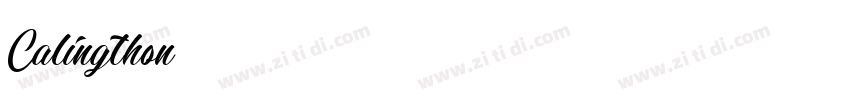Calingthon字体转换