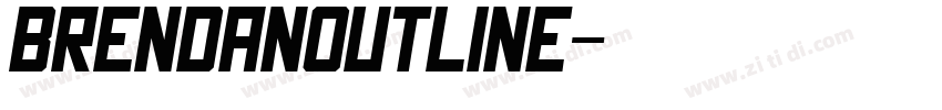 BrendanOutline字体转换