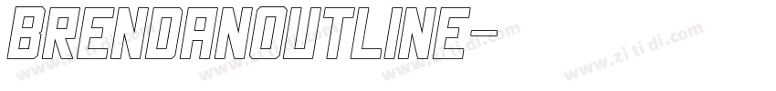 BrendanOutline字体转换