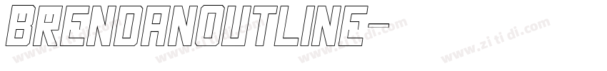 BrendanOutline字体转换