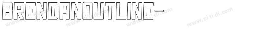 BrendanOutline字体转换