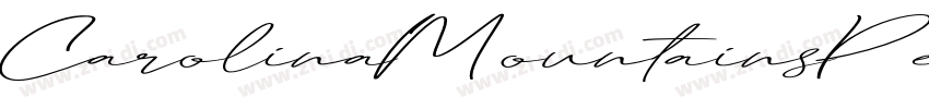 CarolinaMountainsPer字体转换