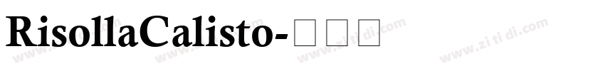 RisollaCalisto字体转换