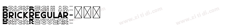 BrickRegular字体转换