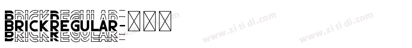 BrickRegular字体转换