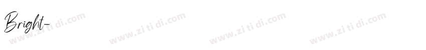 Bright字体转换