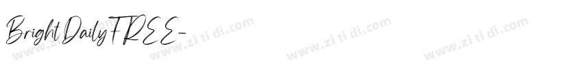 BrightDailyFREE字体转换