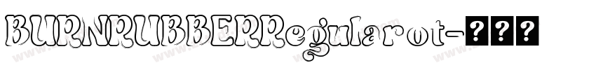 BURNRUBBERRegularot字体转换