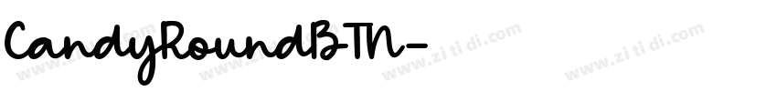 CandyRoundBTN字体转换
