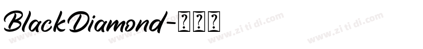 BlackDiamond字体转换