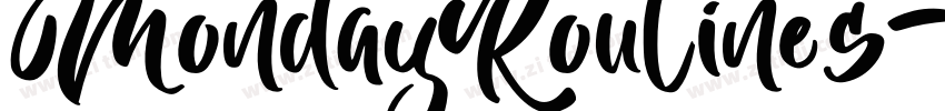 MondayRoutines字体转换