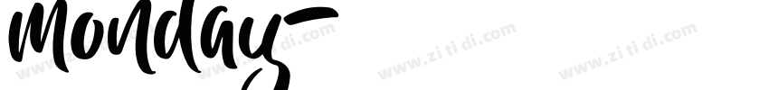 monday字体转换