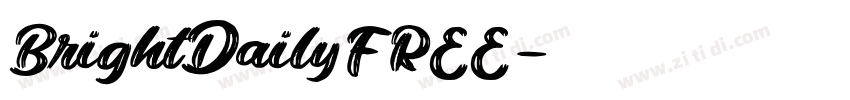 BrightDailyFREE字体转换