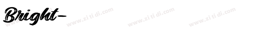 Bright字体转换