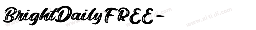 BrightDailyFREE字体转换
