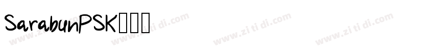 SarabunPSK字体转换