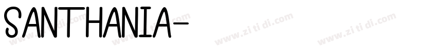 Santhania字体转换