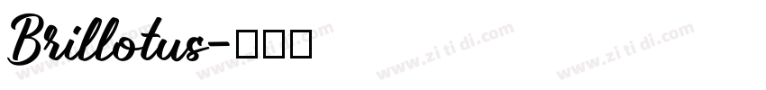 Brillotus字体转换