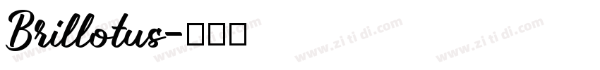 Brillotus字体转换