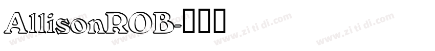 AllisonROB字体转换