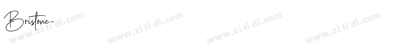 Bristone字体转换