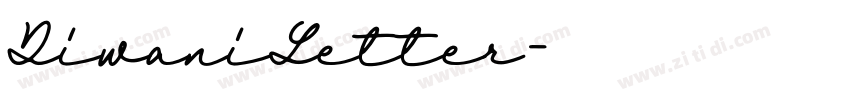 DiwaniLetter字体转换