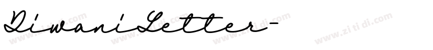 DiwaniLetter字体转换