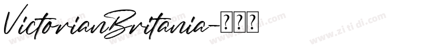 VictorianBritania字体转换