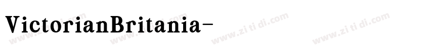 VictorianBritania字体转换