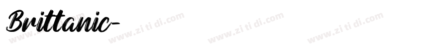 Brittanic字体转换