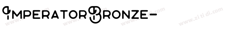 ImperatorBronze字体转换