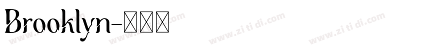 Brooklyn字体转换