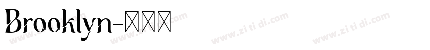 Brooklyn字体转换