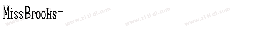 MissBrooks字体转换