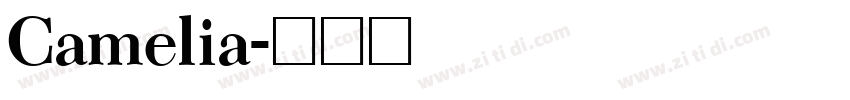 Camelia字体转换