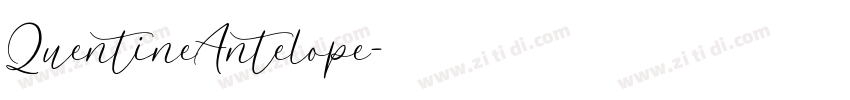 QuentineAntelope字体转换