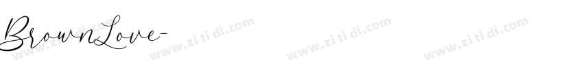 BrownLove字体转换