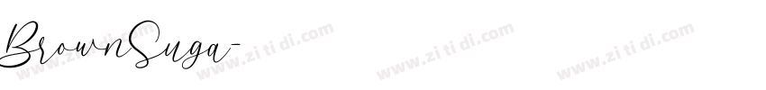 BrownSuga字体转换