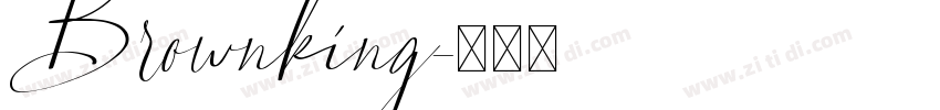 Brownking字体转换