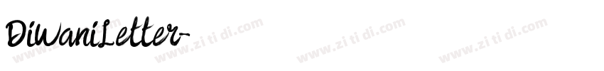 DiwaniLetter字体转换