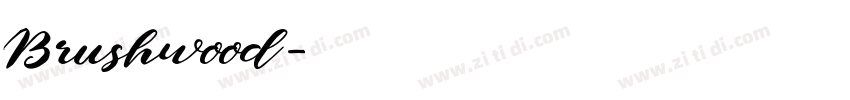 Brushwood字体转换