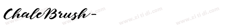 ChaleBrush字体转换