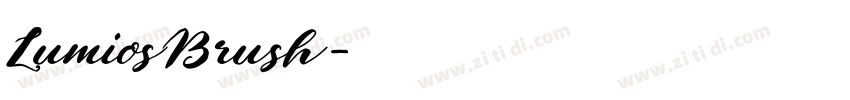 LumiosBrush字体转换
