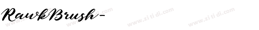 RawkBrush字体转换